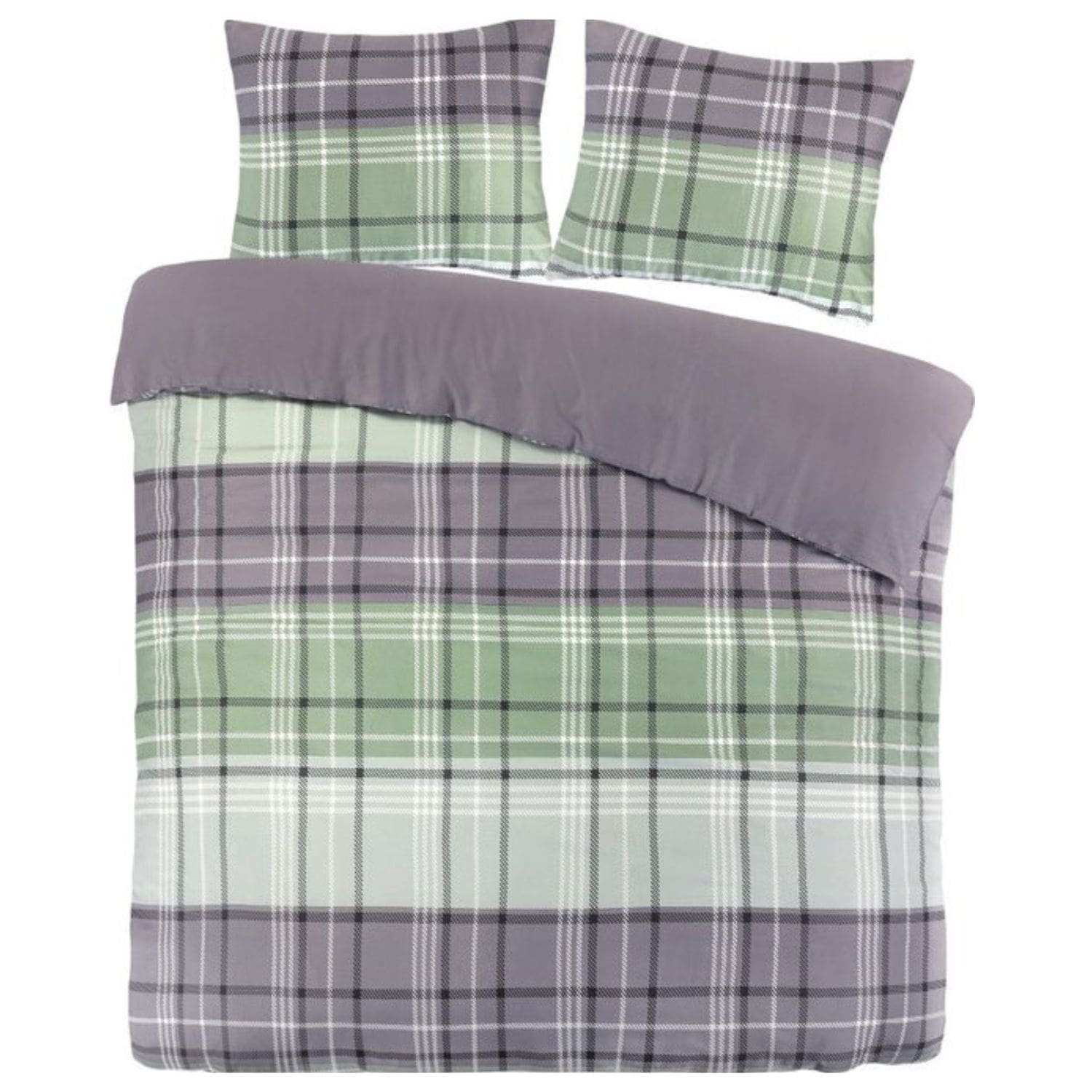 Papillon Felix Dekbedovertrek - Tweepersoons - 200x200/220 cm - Groen