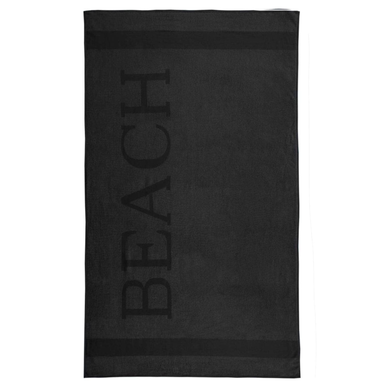 Droomtextiel Beach Strandlaken - 100x200 cm - Zwart