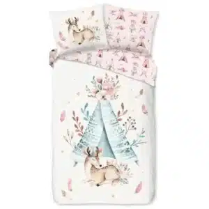 Droomtextiel Kinderdekbedovertrek Boho Wigwam 140x200/220cm - 100% Zacht Katoen