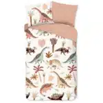 Good Morning Kinderdekbedovertrek Dino 140x200/220cm - 100% Zacht Katoen