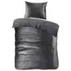 Papillon Uni Velvet Dekbedovertrek - Eenpersoons - 140x200/220 cm - Grijs