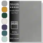 Sleeps  Jersey Hoeslaken Grijs - 140x200/220 cm
