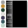 Sleeps  Jersey Hoeslaken - Zwart Twijfelaar 120x200/220 cm - 100% Katoen -  Hoge Hoek - Heerlijk Zacht Gebreid - - Strijkvrij - Rondom elastiek - Stretch -