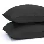 Sleeps Zachte Teddy Kussenslopen Antraciet 60x70 cm - 2 Stuks - Teddy zacht