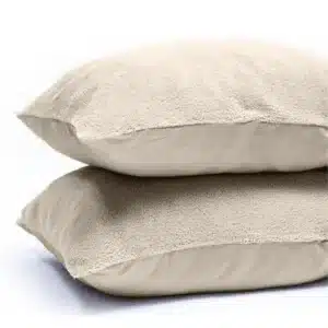 Sleeps Zachte Teddy Kussenslopen Crème 60x70 cm - 2 Stuks - Teddy zacht