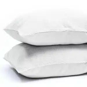 Sleeps Zachte Teddy Kussenslopen Wit 60x70 cm - 2 Stuks - Teddy zacht