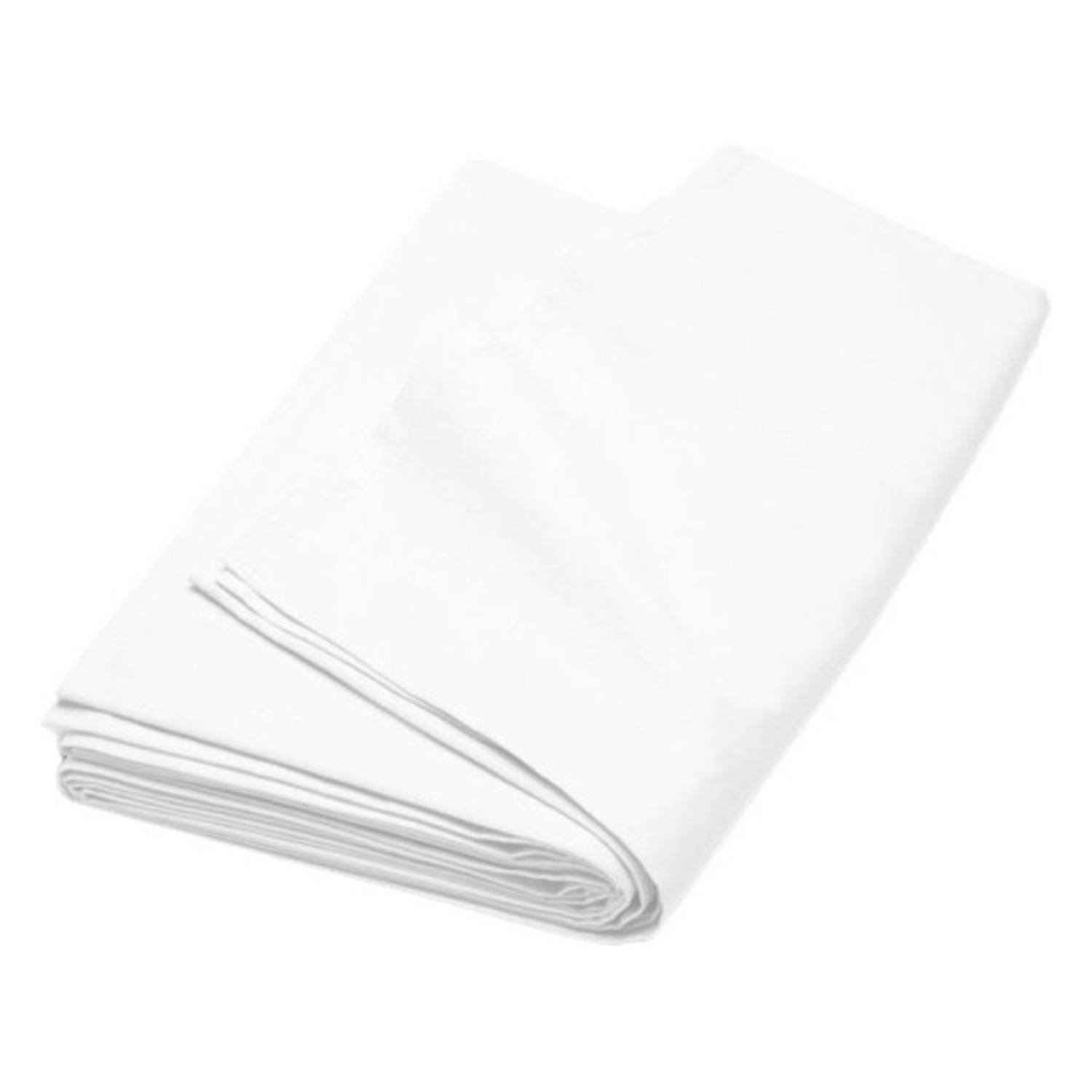 Droomtextiel Laken Katoen Wit Lits-Jumeaux - 240x270 cm - Hoogwaardige Kwaliteit