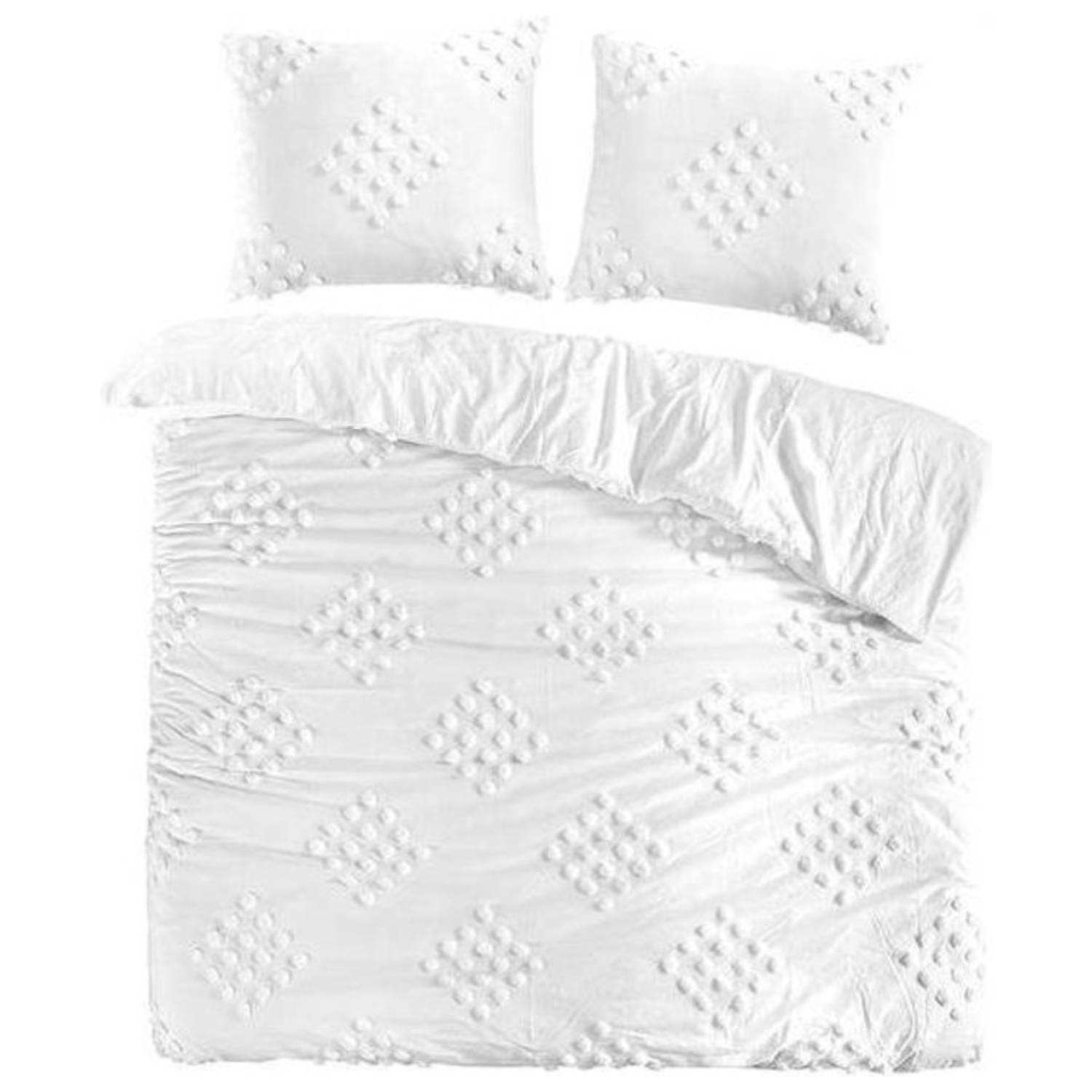 Papillon Helsinki Dekbedovertrek 240x200/220 cm - Wit