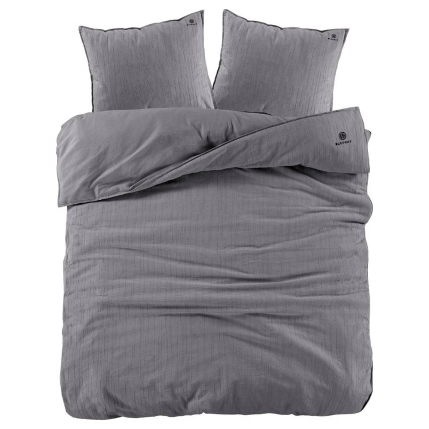 BLCKOUT Dekbedovertrek Odessa - 240x200/220 cm - Grijs