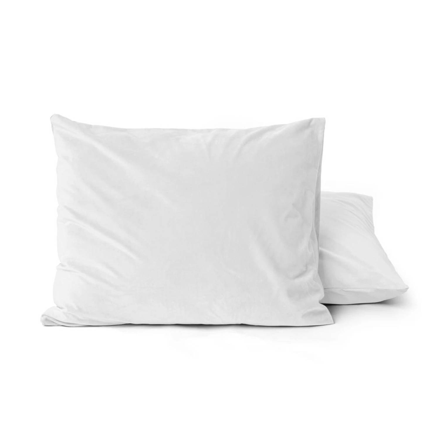 Sleeptime Velvet kussenslopen - Set van 2 Stuks - Wit