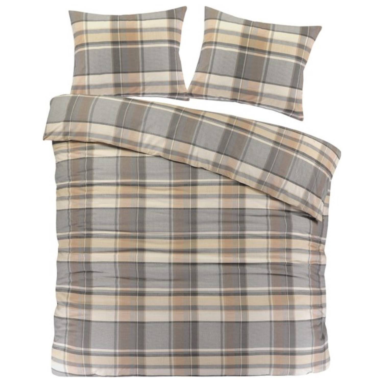 Day Dream Bram Dekbedovertrek - 240 x 200/220 - Grijs