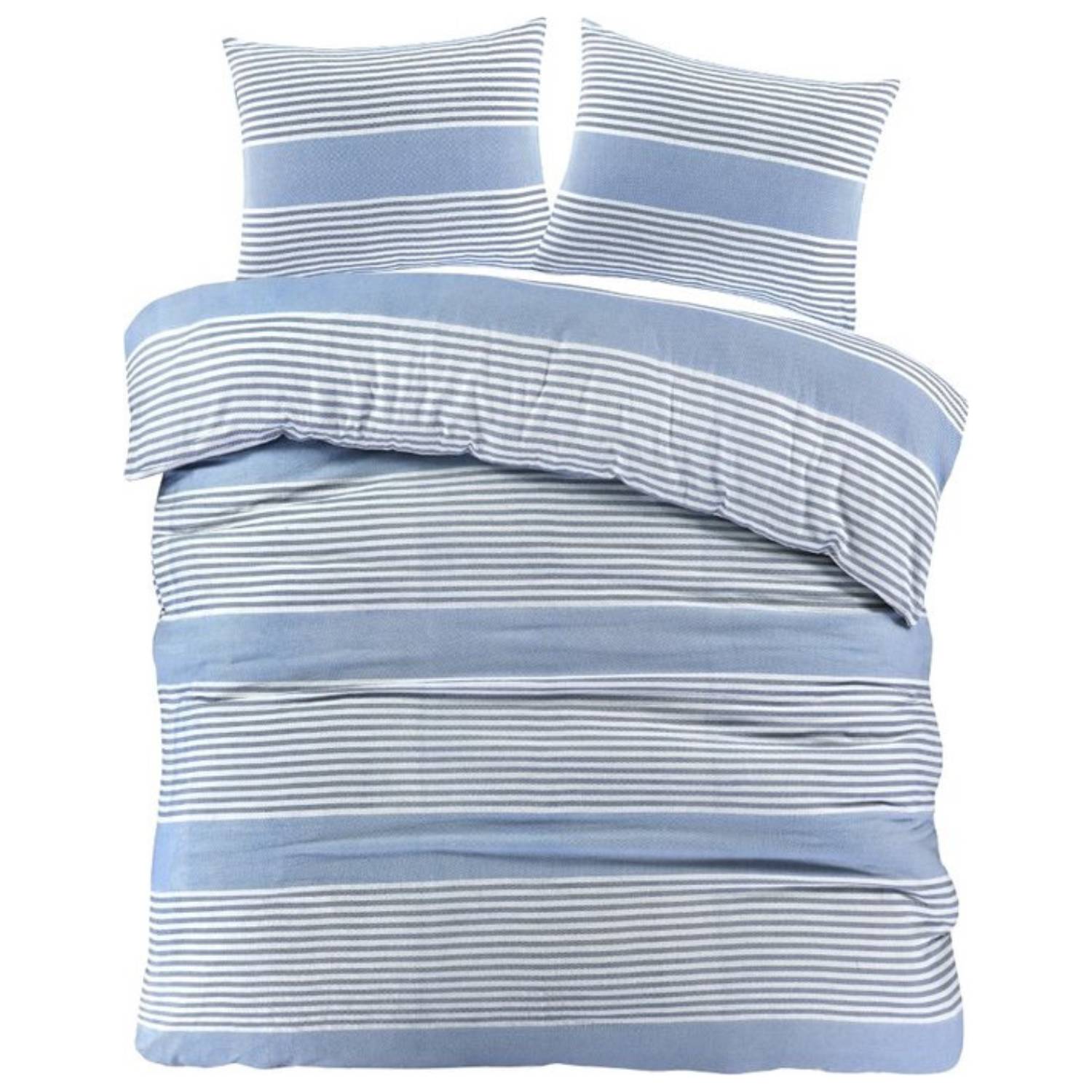 Day Dream Davos Dekbedovertrek Lits-jumeaux - 240 x 200/220 - Lichtblauw