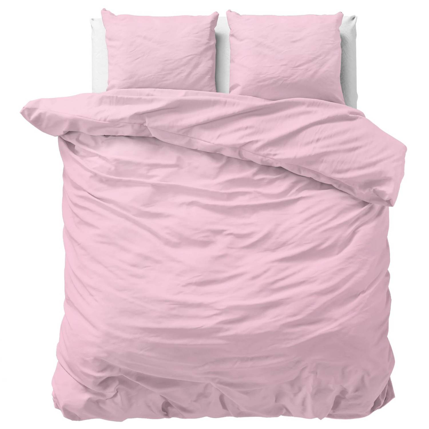 Dreamhouse Dekbedovertrek Stone Washed Roze - 240x200/220 cm