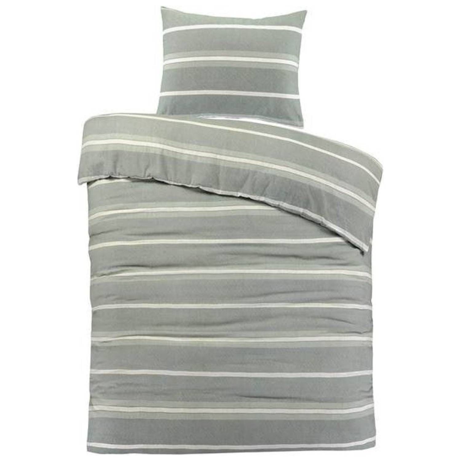 Day Dream Flanel Dekbedovertrek Seefeld Groen - 140x200/220 cm