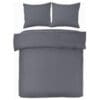 Grijs dekbedovertrek met kussens