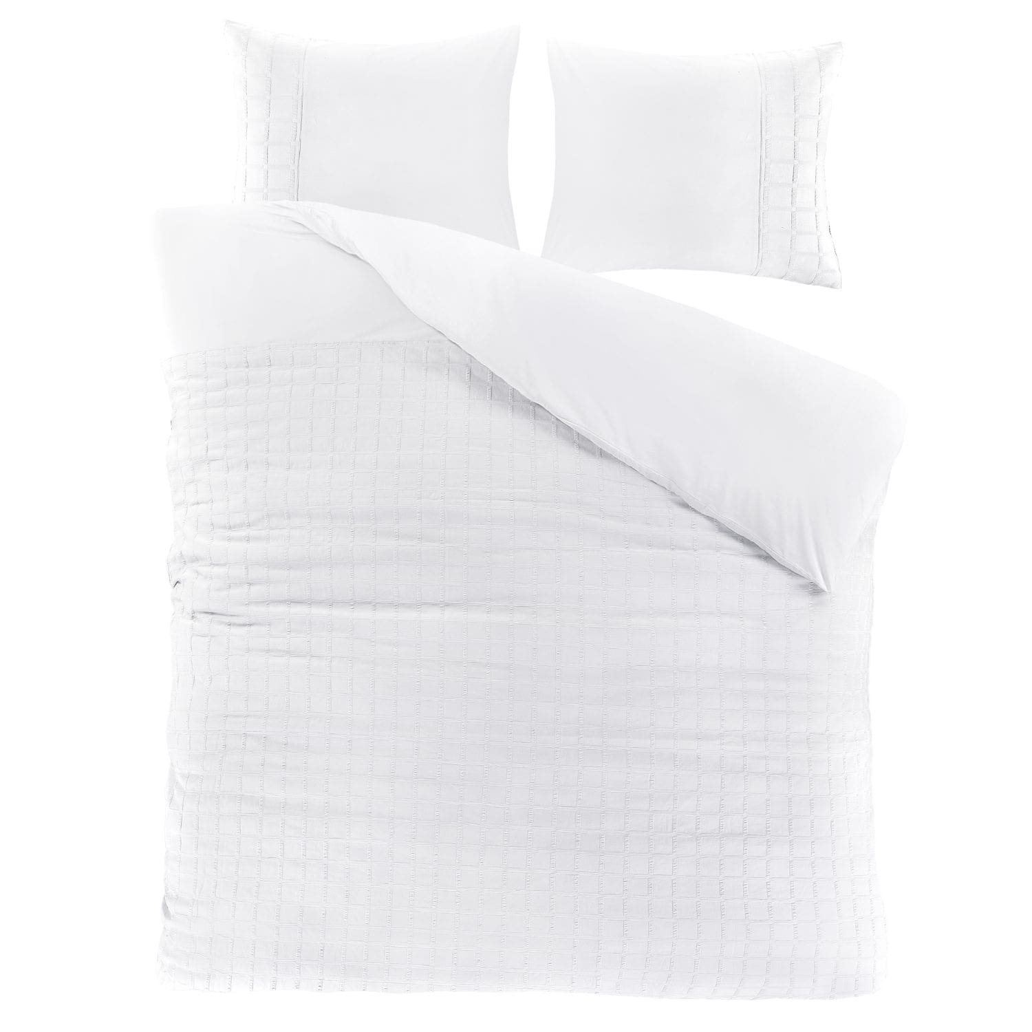 Papillon Hudson Dekbedovertrek - 240x200/220 cm - Wit