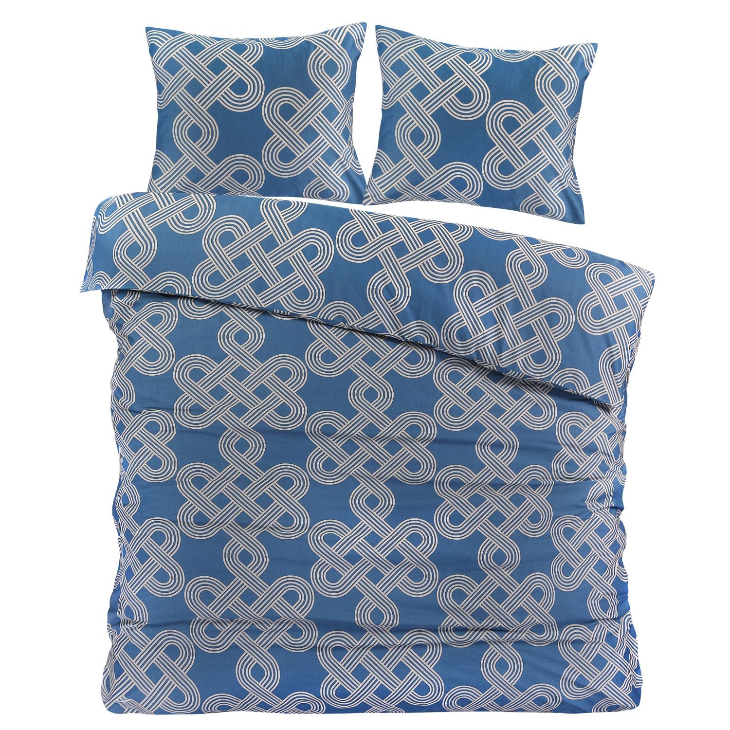 Papillon Dekbedovertrek Tijn Blauw - 240x200/220 cm