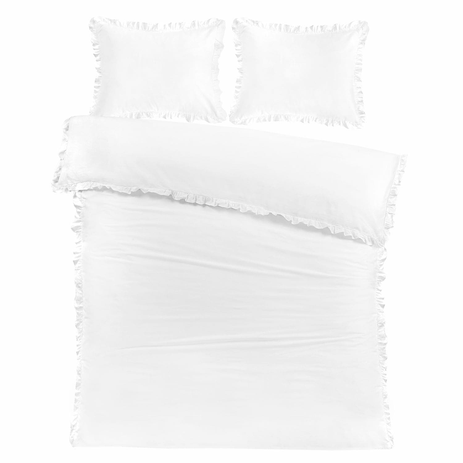 Papillon Fleur Dekbedovertrek - 240x200/220 cm - Wit