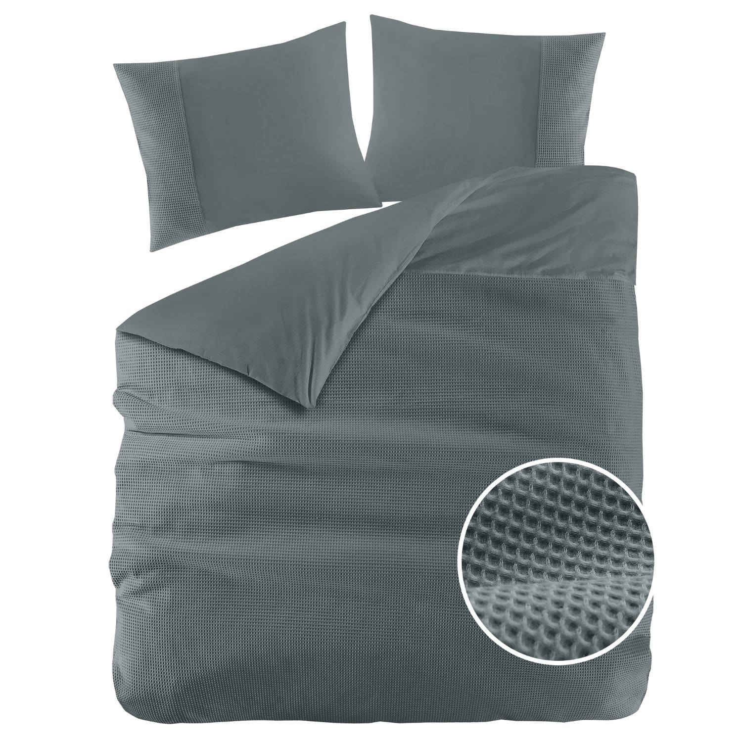 Papillon Dekbedovertrek Mendoza Groen - 240x200/220 cm