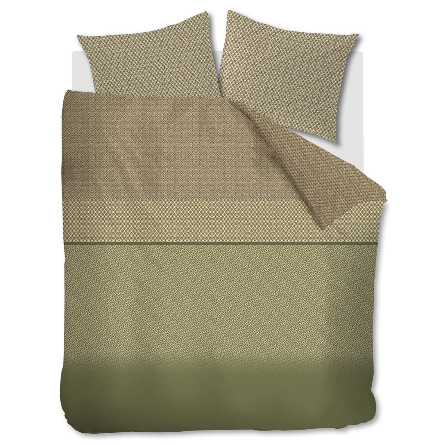 Beddinghouse Jimmy dekbedovertrek - 240x200/220 - Groen