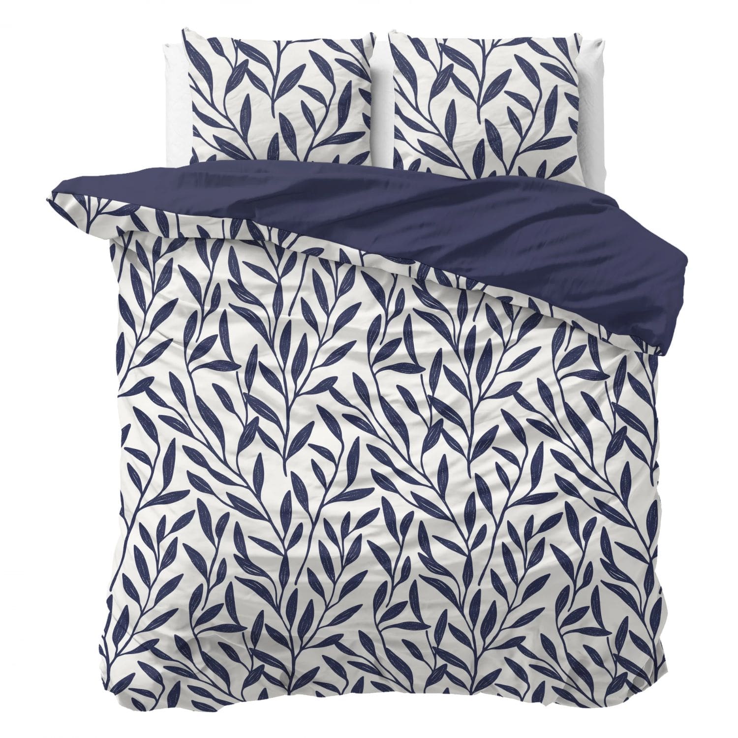 Sleeptime Dekbedovertrek Willow Blauw - 240x200/220 cm