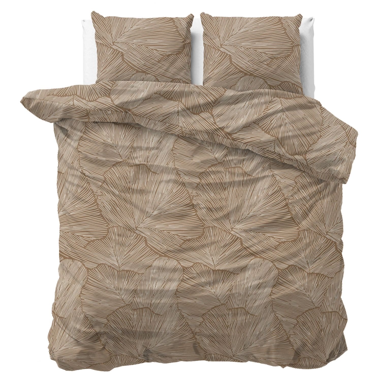 Sleeptime Amber Dekbedovertrek Bruin - 200x200/220 cm