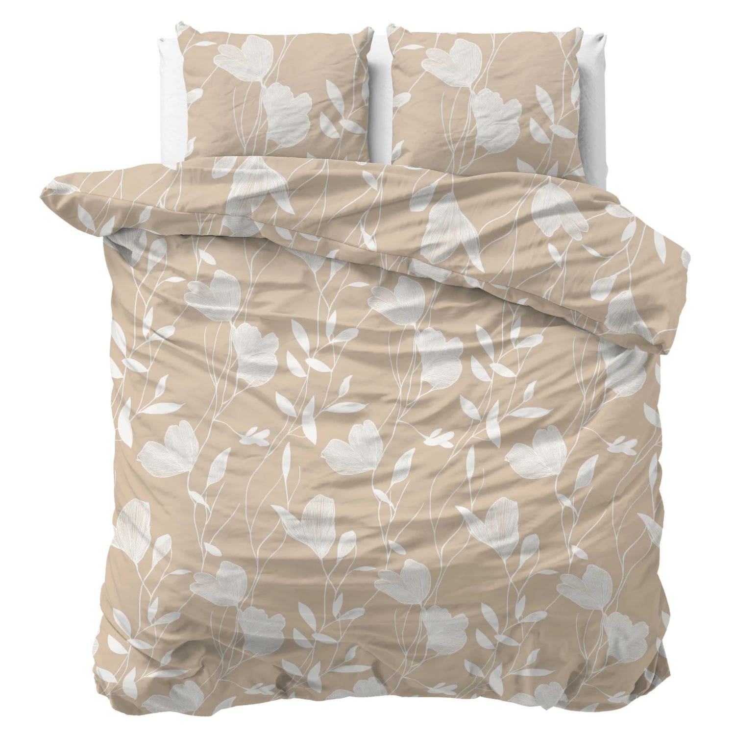 Sleeptime Spring Dekbedovertrek Zand - 240x200/220 cm