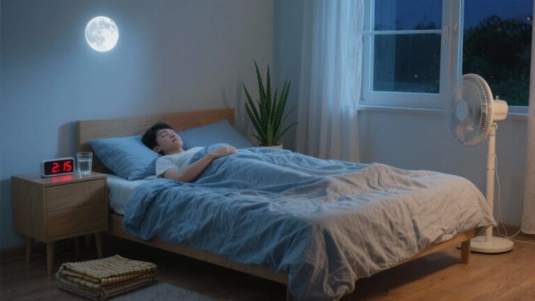 Slaapkamer om 2:45 uur