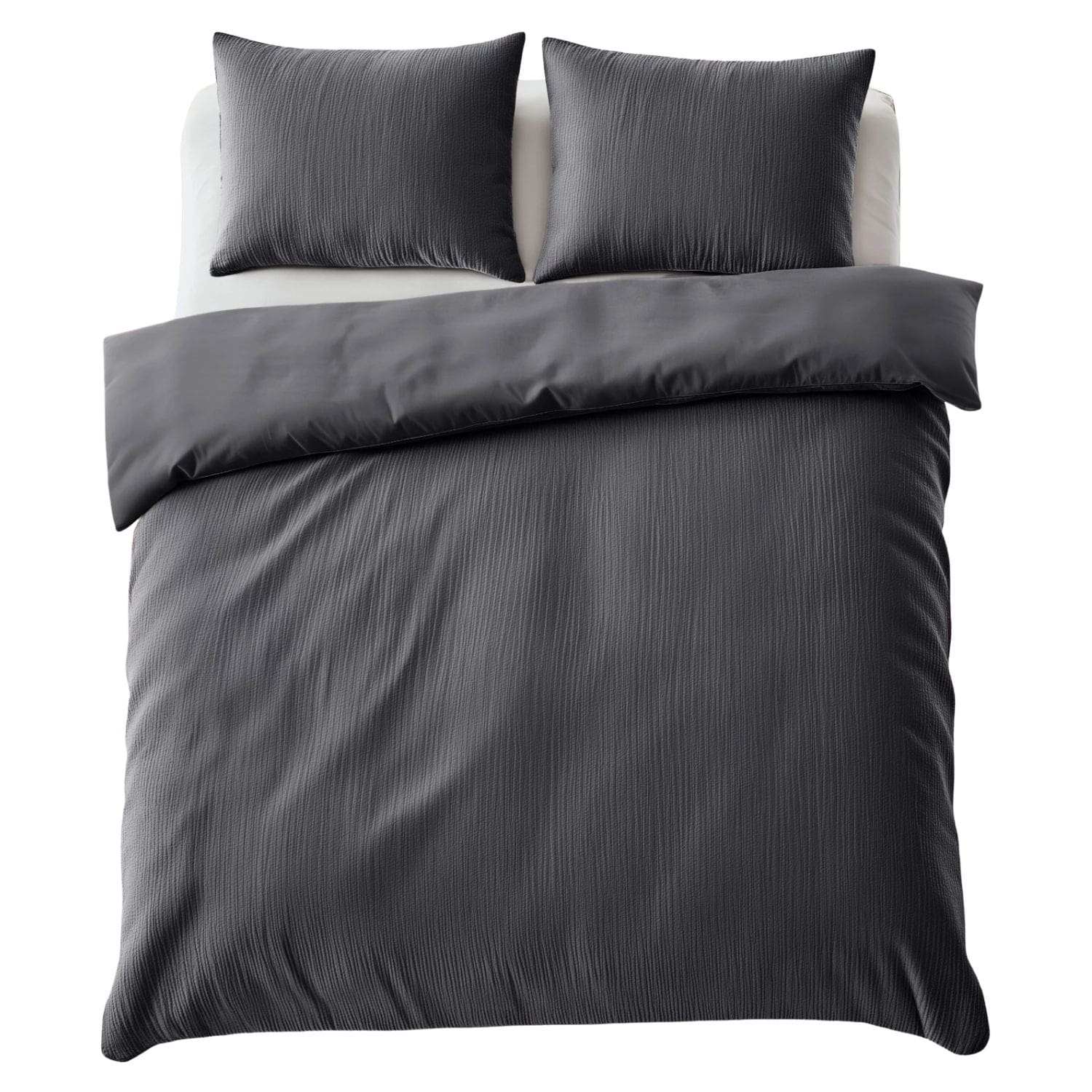 Sleeptime Velvet Cartier dekbedovertrek - 240x200/220 cm - Antraciet