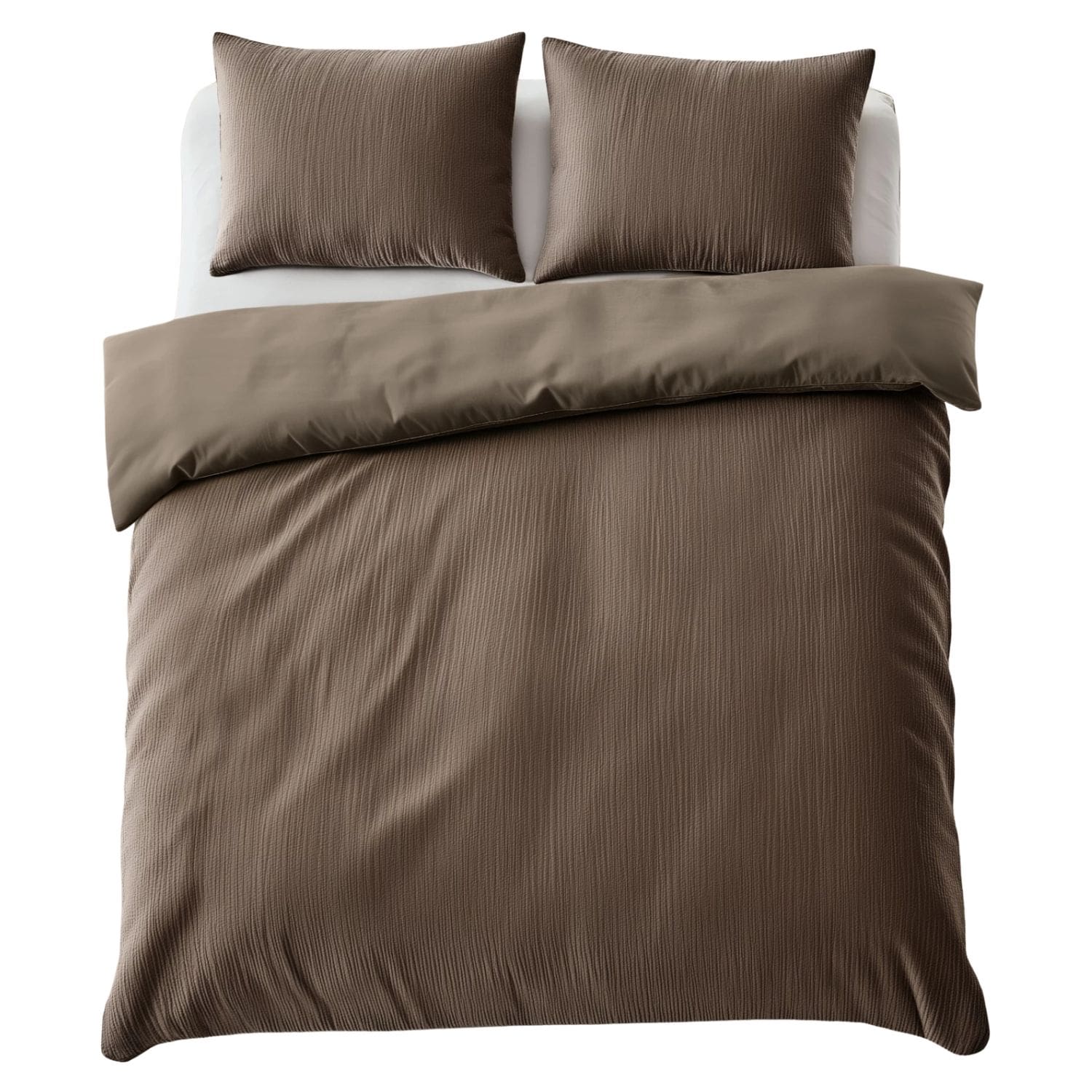 Sleeptime Velvet Cartier dekbedovertrek - 240x200/220 cm - Taupe