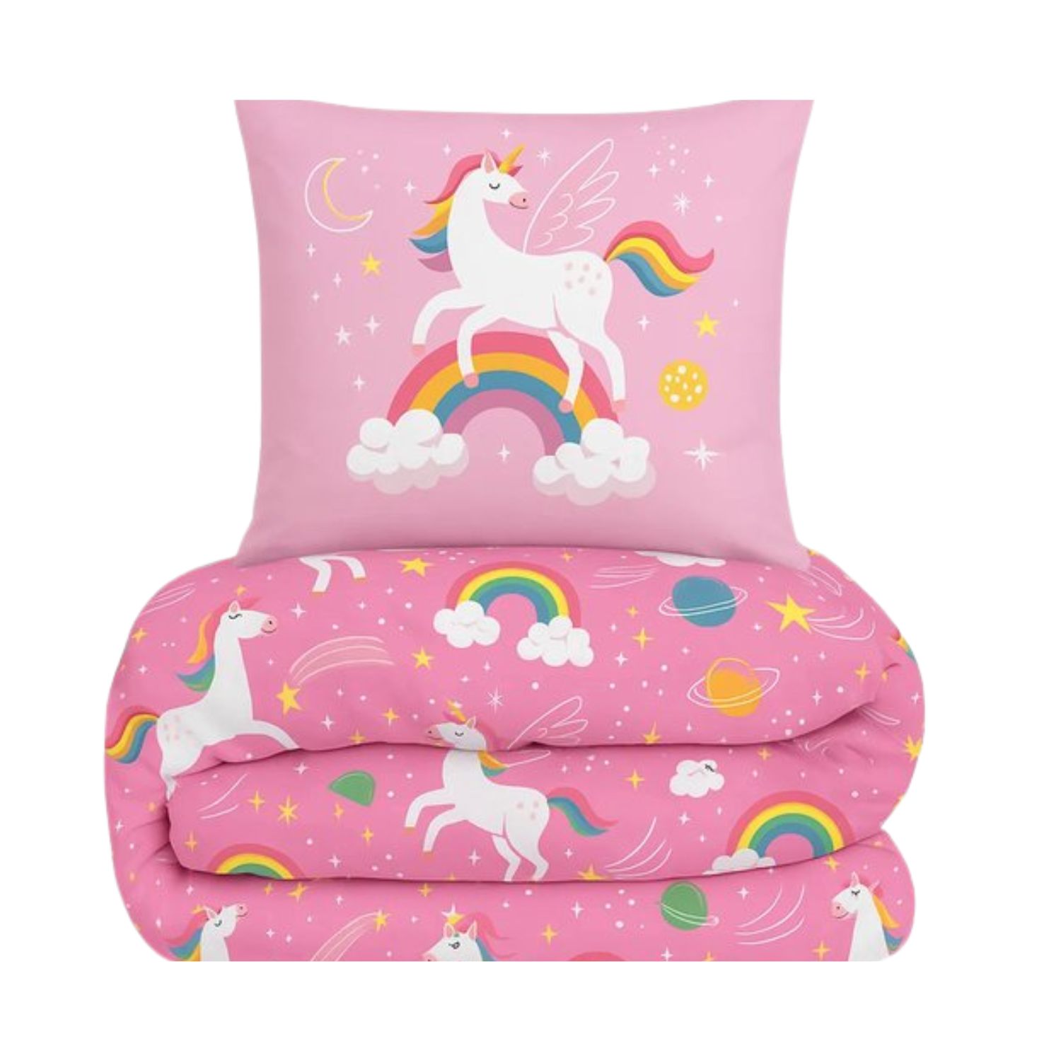 Pure Kinderdekbed Zonder Overtrek Eenhoorn - 140x200 cm