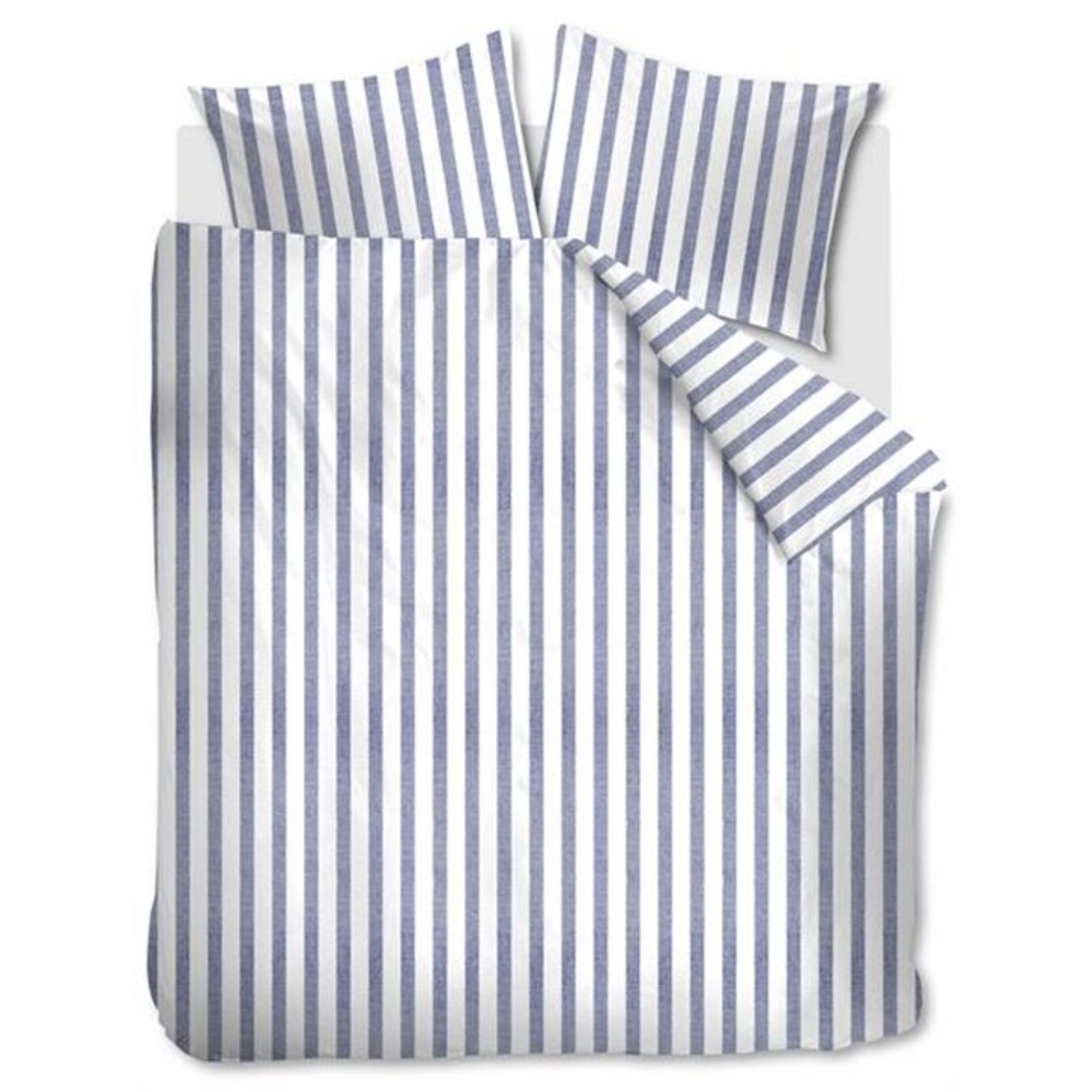 Ambiante Ally Dekbedovertrek - 240x200/220 cm - Indigo Blauw