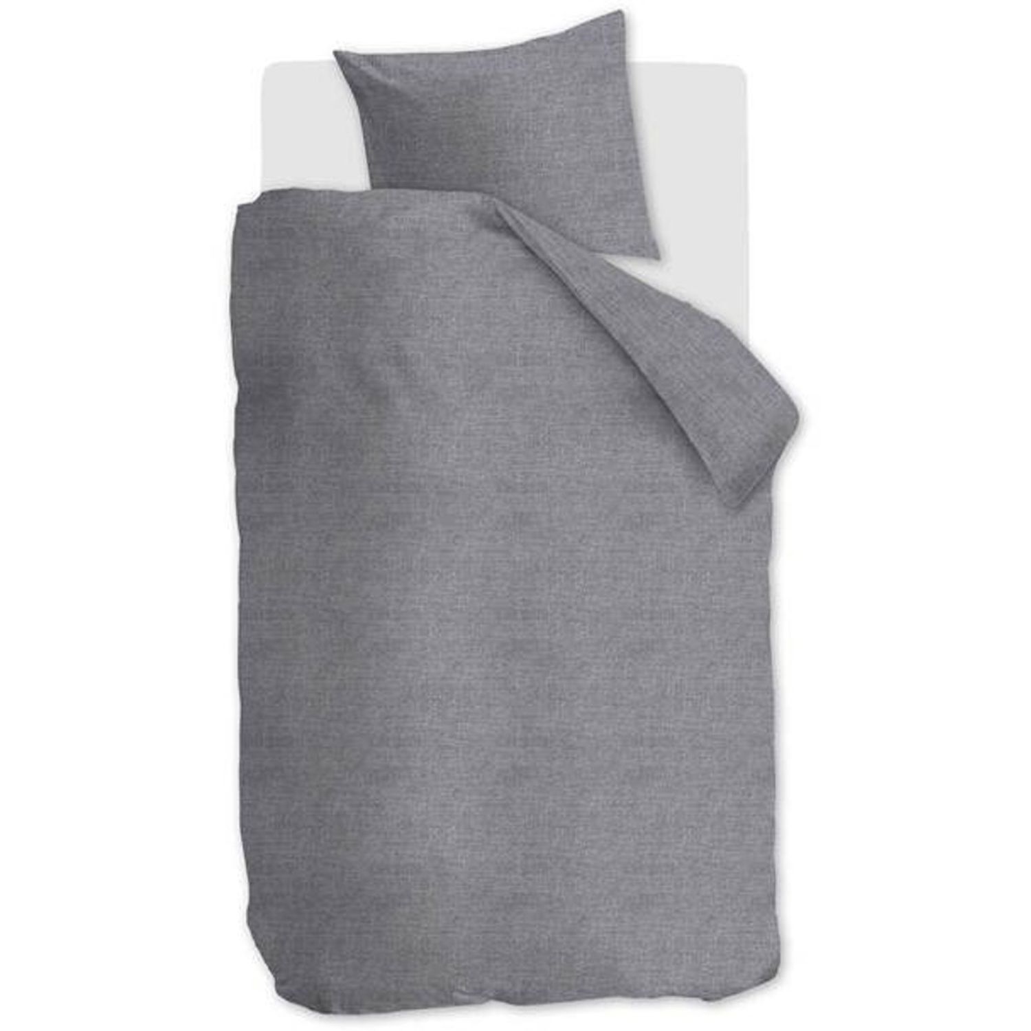 Ambiante Edo Dekbedovertrek - 140x200/220 cm - Donker Grijs