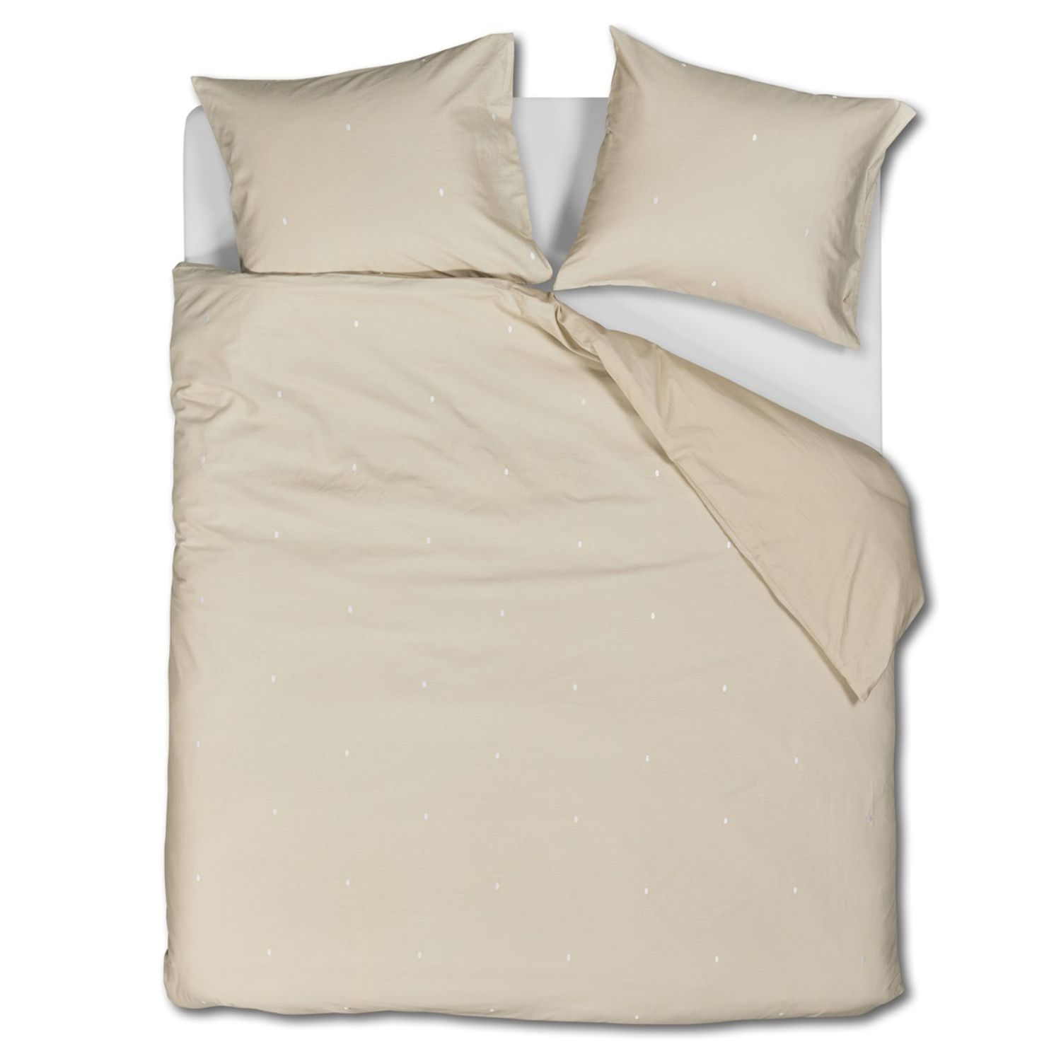 Beddinghouse Monsoon Dekbedovertrek Zand - 240x200/220 cm