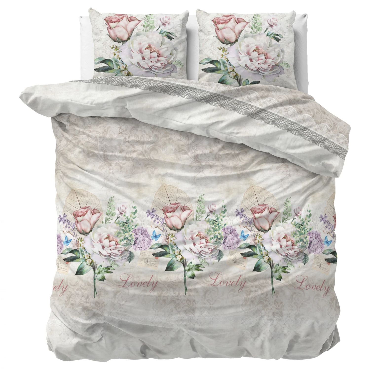 Sleeptime Lovely Flower Dekbedovertrek - 240 x 200/220