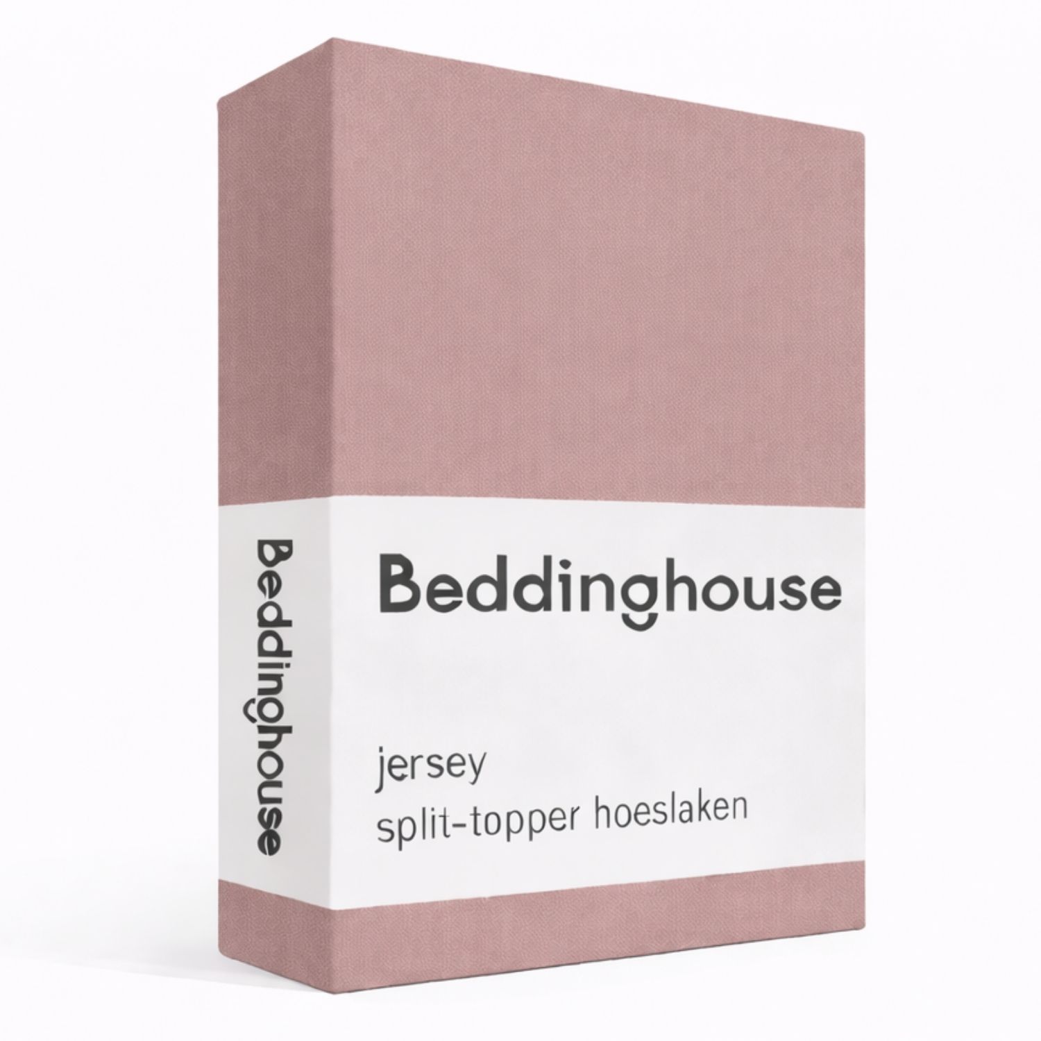 Beddinghouse Jersey Splittopper Hoeslaken - 180 x 200/220 cm - Roze