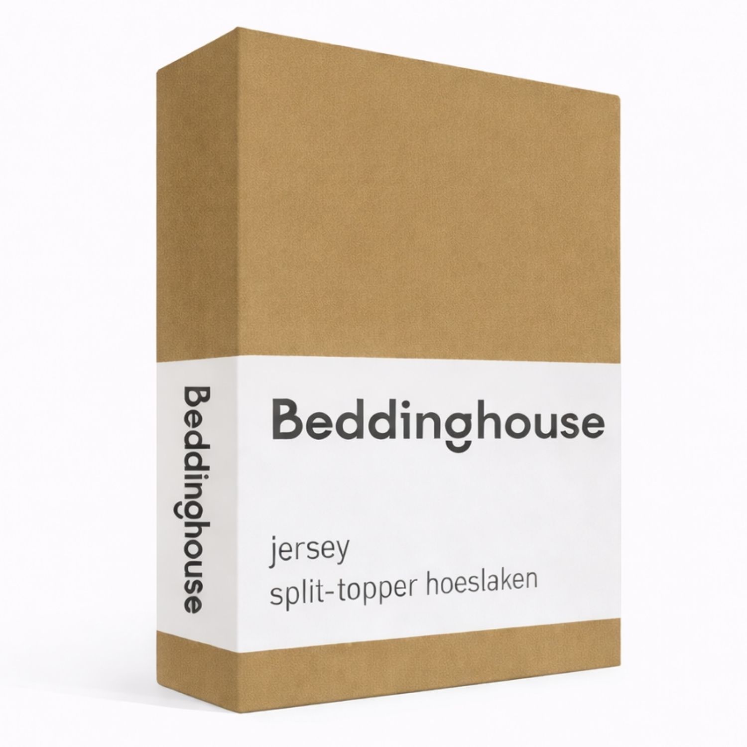 Beddinghouse Jersey Splittopper Hoeslaken - 180 x 200/220 cm - Geel