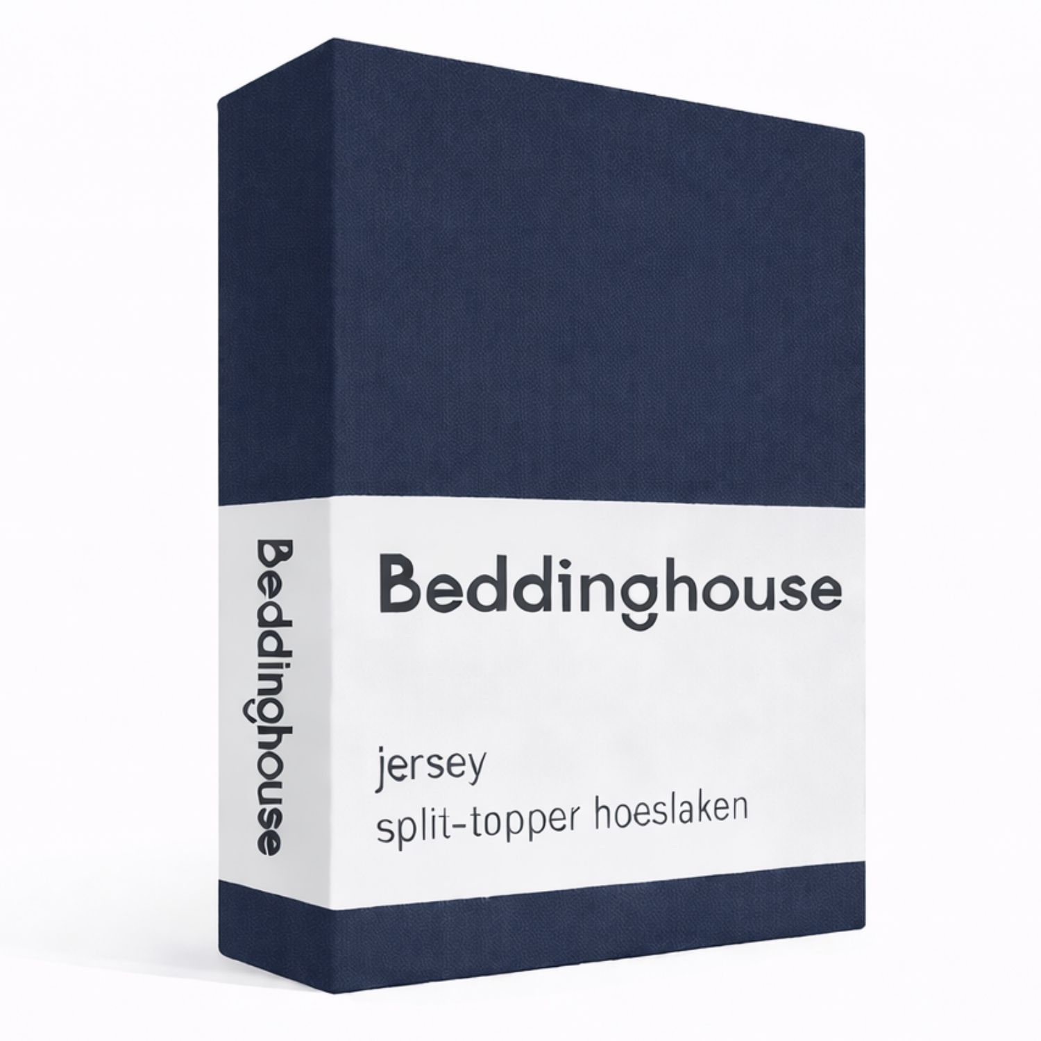 Beddinghouse Jersey Splittopper Hoeslaken - 180 x 200/220 cm - Navy
