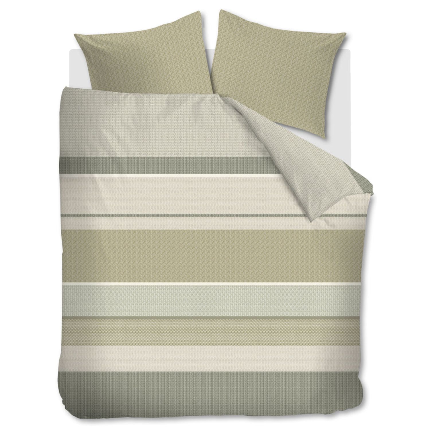 Beddinghouse Hilde Dekbedovertrek 260x200/220 cm - Grey Green