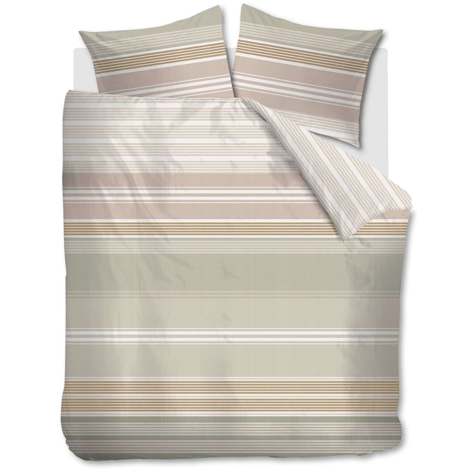 Ariadne at Home Mellow Dekbedovertrek 260 x 200/220 cm - Terra